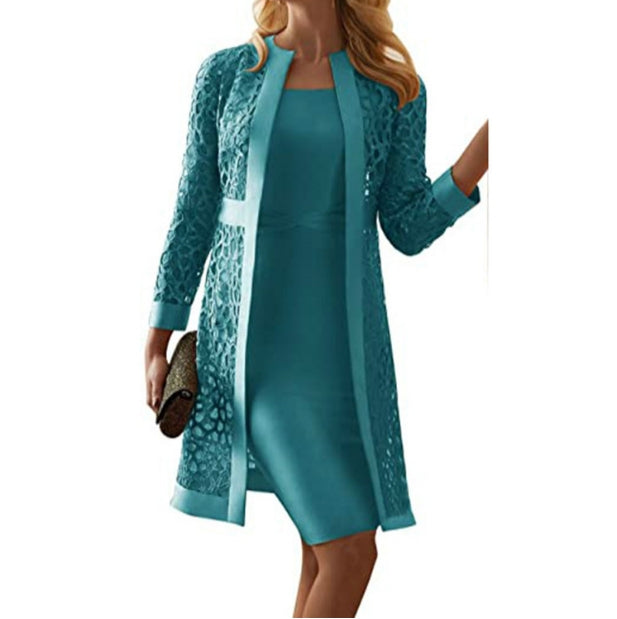 Zarter Look - Zweiteiliges Kleid aus Spitze