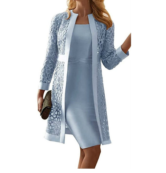 Zarter Look - Zweiteiliges Kleid aus Spitze