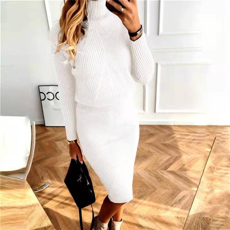 Rollkragenpullover aus Strick mit Lia-Rock